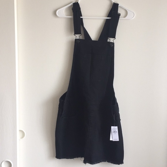 AEO Black Overall Dress - Picture 4 of 9